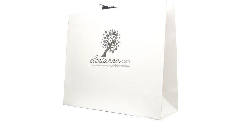 Luxury paper bag with 3 cotton handles